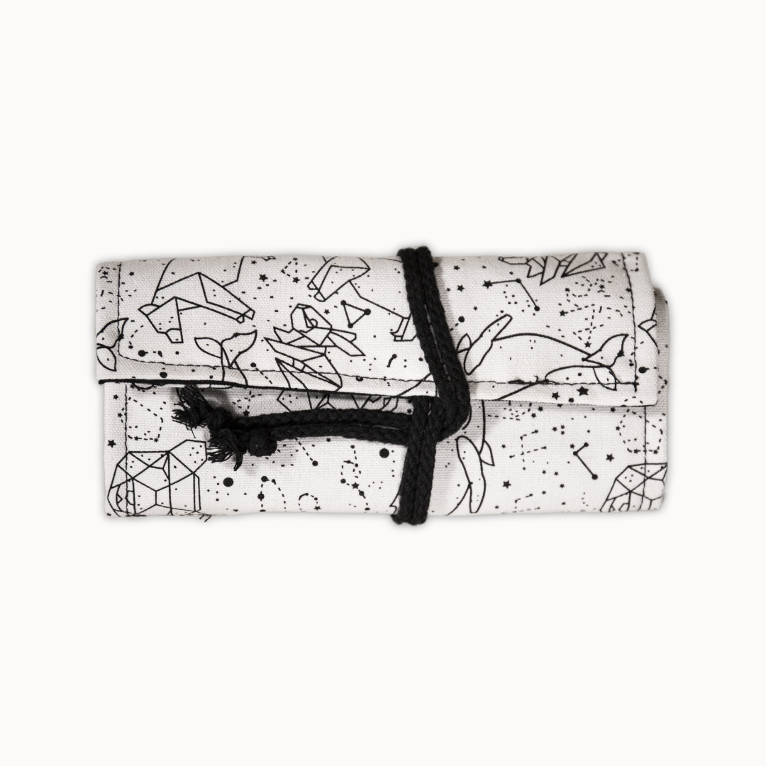 Kids Travel Pencil Case & Colouring Book